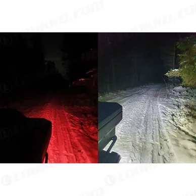 purelux slim 30w wide atv comparison normal kuva