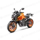 PHO BIKE 90 LIVO MY24 KTM 990 Duke ORANGE EU GLOBAL 90 front Left Studio SALL AEPI V1