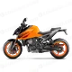 PHO BIKE 90 LI MY24 KTM 990 Duke ORANGE EU GLOBAL 90 Left Studio SALL AEPI V1