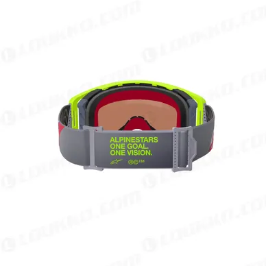 5100325-5033_b-Supertech-Corp-Goggle-Abs-V-Yellow-Fluo-Red-Mirror-Silver kuva