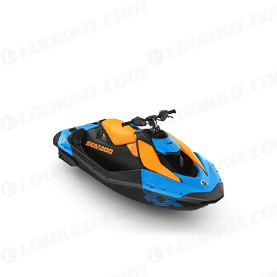 SEA MY26 SPARK Trixx 1up NoSS M90 Gulfstream Blue Orange Crush 00067TB00 Studio 34FR CU kuva