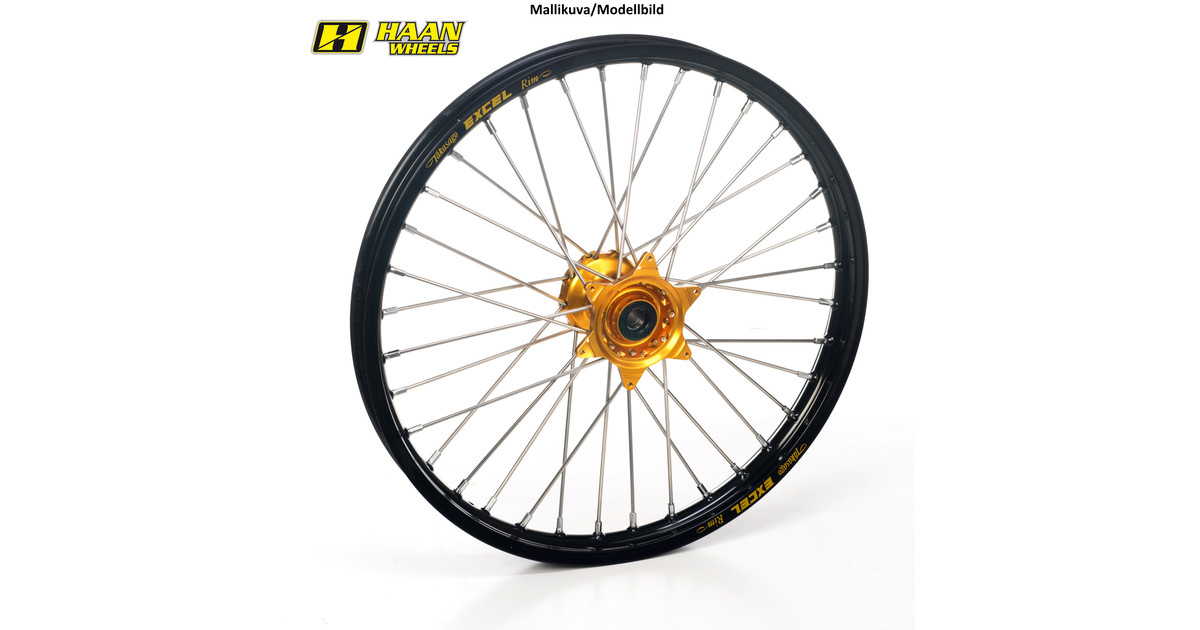 Haan Wheel Haan wheel SX85 12- 17-1,40 BLACK RIM/GOLD HUB - 540-13310-432