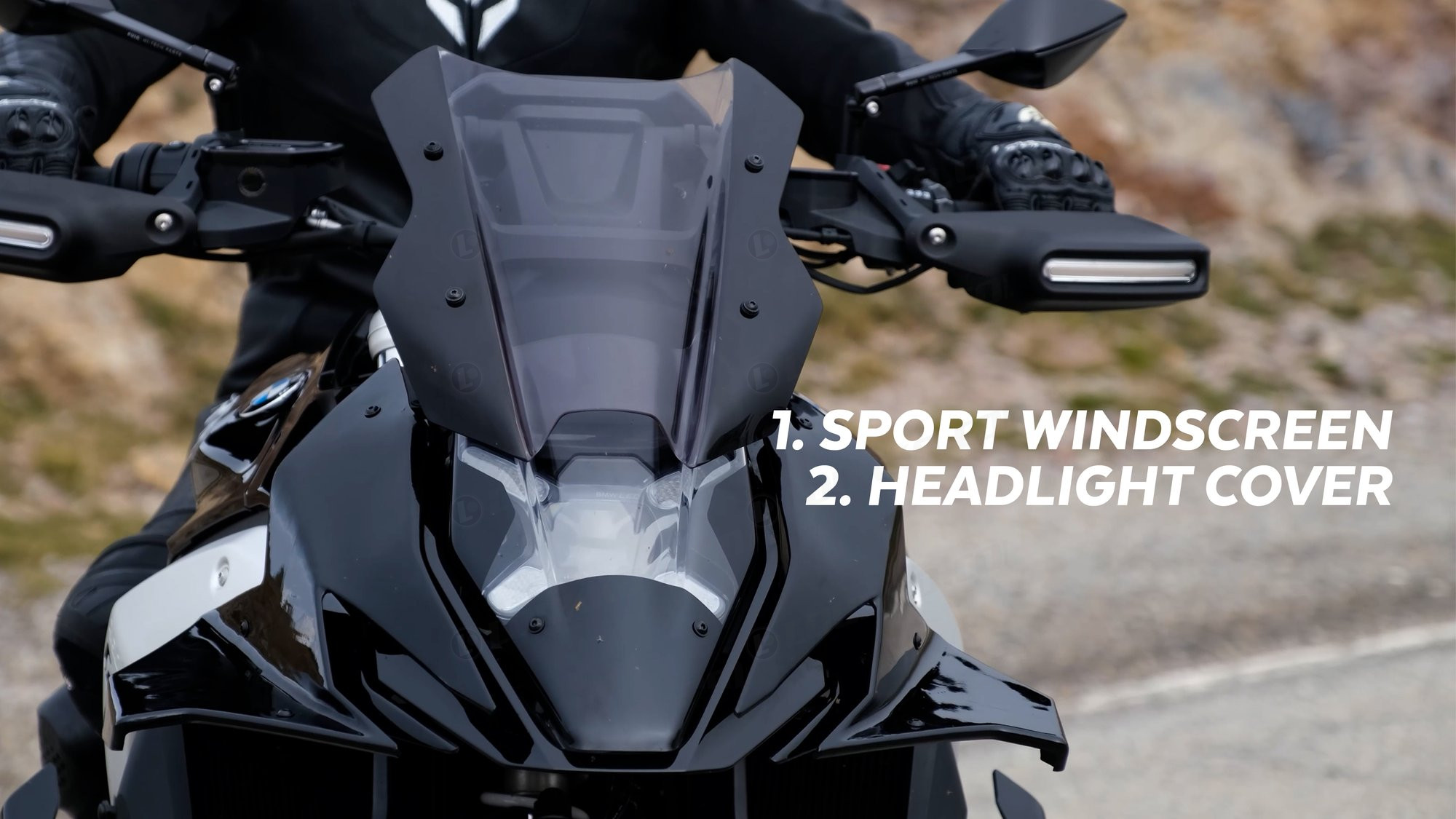 Puig Pista Kit Bmw R1300Gs 23'- C/Black - 33-22376N