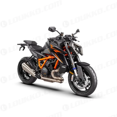 PHO BIKE 90 REVO MY24 KTM 1390 SUPER DUKE R EVO BLACK EU 90 Front Right Studio SALL AEPI V1 kuva