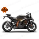 PHO BIKE 90 RE KTM supersport 990 rcr black right side view logo SALL AEPI V1