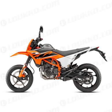 PHO BIKE 90 LI Supermoto KTM 2025 125 smc r orange left side view SALL AEPI V1 kuva