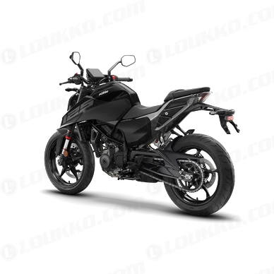PHO BIKE PERS LIHI KTM 2026 naked bikes 125 duke black left rear view SALL AEPI V1 kuva