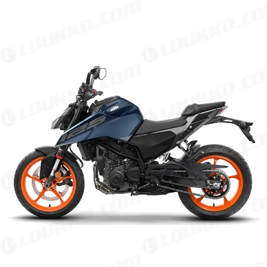 PHO BIKE 90 LI KTM 2026 naked bikes 125 duke blue left side view SALL AEPI V1 kuva