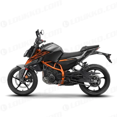 PHO BIKE 90 LI KTM 2026 naked bikes 390 duke black left side view SALL AEPI V1 kuva
