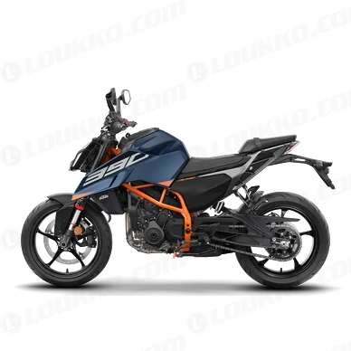 PHO BIKE 90 LI KTM 2026 naked bikes 390 duke blue left side view SALL AEPI V1 kuva