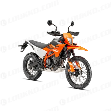 PHO BIKE 90 REVO Dual sport KTM 2025 390 enduro r orange right front studio image SALL AEPI V1 kuva