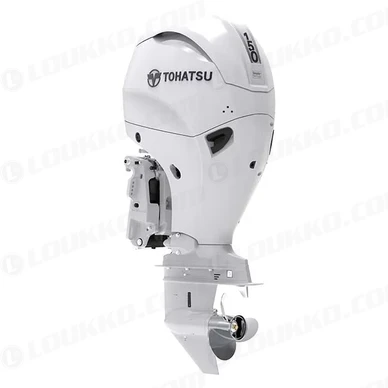 tohatsu peramoottori MFS150 0004 MFS150A SideL Rear BW kuva