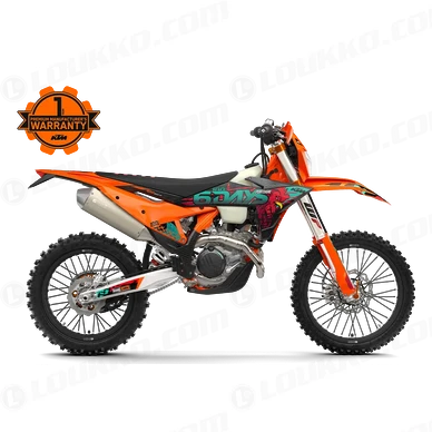 PHO BIKE 90 RE KTM enduro 450 exc f 6days right side view logo SALL AEPI V1 kuva