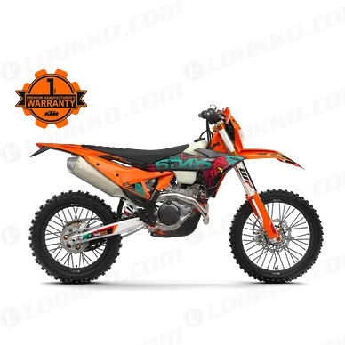 PHO BIKE 90 RE KTM enduro 500 exc f 6days right side view logo SALL AEPI V1 kuva