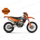 PHO BIKE 90 RE KTM enduro 500 exc f 6days right side view logo SALL AEPI V1