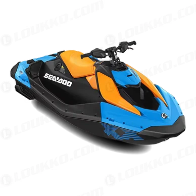 SEA MY27 PWC SPARK X Trixx 1up NoSS M 110 GULFSTREAM BLUE ORANGE CRUSH 00069VF00 STUDIO 661x480 SHADOW 34F NA png kuva