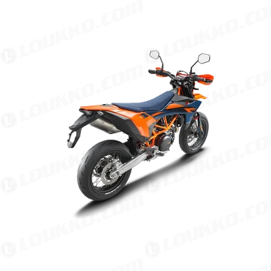 PHO BIKE PERS REHI KTM supermoto 690 smcr right rear view studio image SALL AEPI V1 kuva