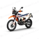 PHO BIKE PERS LIVO KTM adventure my27 690 rally front left view SALL AEPI V1