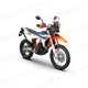 PHO BIKE PERS REVO KTM adventure my27 690 rally right front view SALL AEPI V1