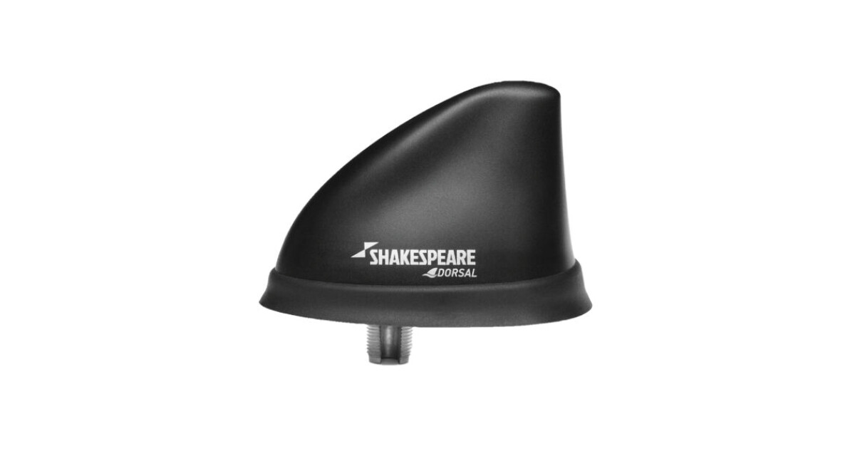 Shakespeare 5912 Dorsal VHF antenni, musta - 115-5912-DS-VHF-B