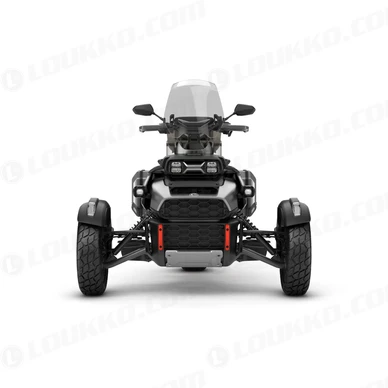 ONRD SPY MY25 Canyon XT Sterling Silver Satin 000J2SB00 Studio FRONT EU kuva