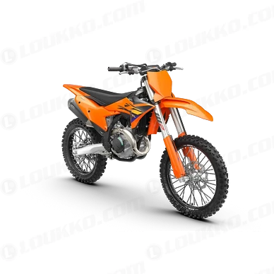 PHO BIKE 90 REVO KTM motocross 4 stroke 450 sxf right front view SALL AEPI V1 kuva
