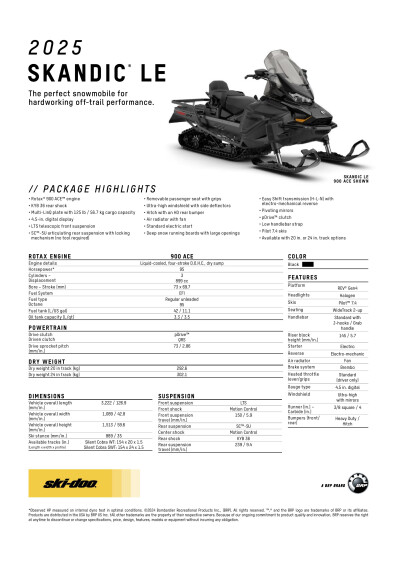 SKI MY25 SKA LE SPEC ENEMEA LR