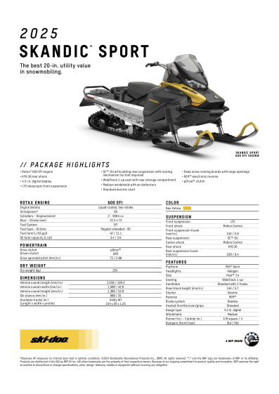 SKI MY25 SKA SPORT SPEC ENEMEA LR