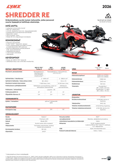 LYNX MY26 Shredder RE SPEC V A4 FIFI
