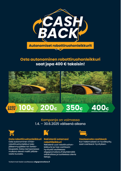 STIGA CashBack info FI