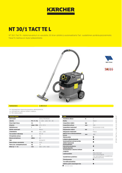 Tuotekortti 1 148 211 0