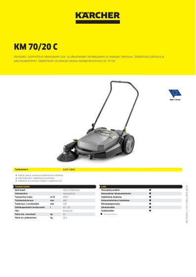 Tuotekortti 1 517 130 0