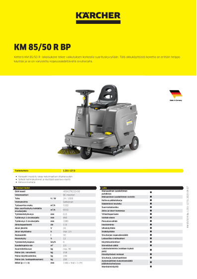 Tuotekortti 1 351 127 0