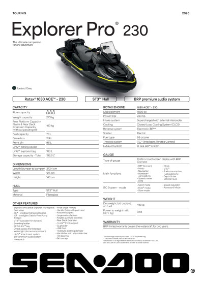 SEA MY26 TOUR EXP PRO 230 SPEC A4 V ENEMEA