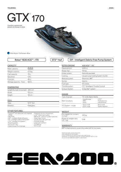 SEA MY26 TOUR GTX STD 170 SPEC A4 V ENEMEA