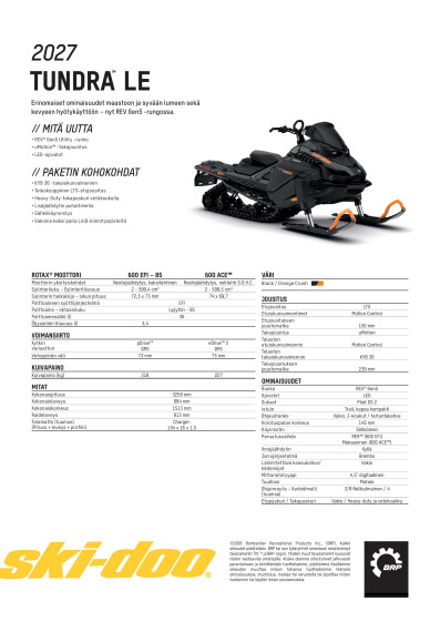 SKI MY27 Tundra LE SPEC FIFI