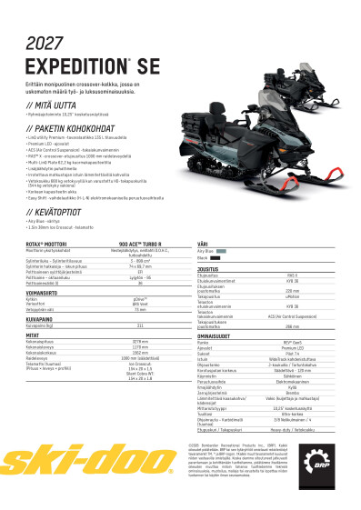 SKI MY27 Expedition SE SPEC FIFI