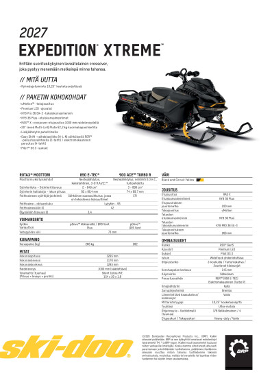 SKI MY27 Expedition Xtreme SPEC FIFI