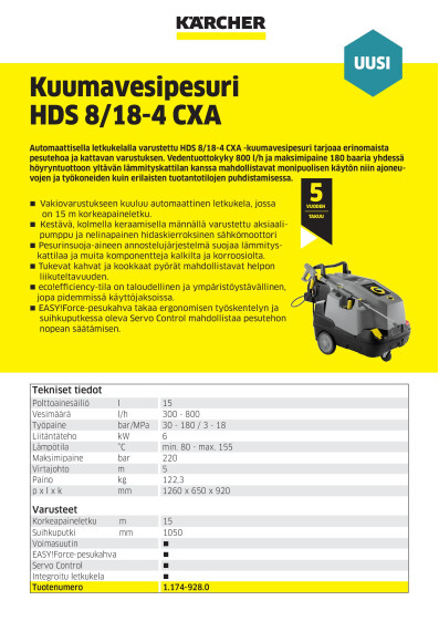 Tuotekortti 1 174 928 0