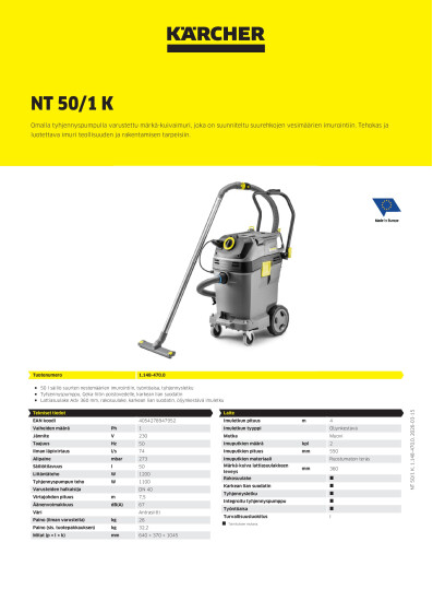 Tuotekortti 1 148 470 0