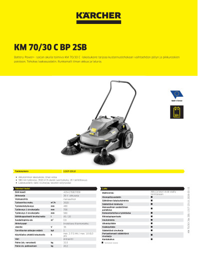 Tuotekortti 1 517 231 0